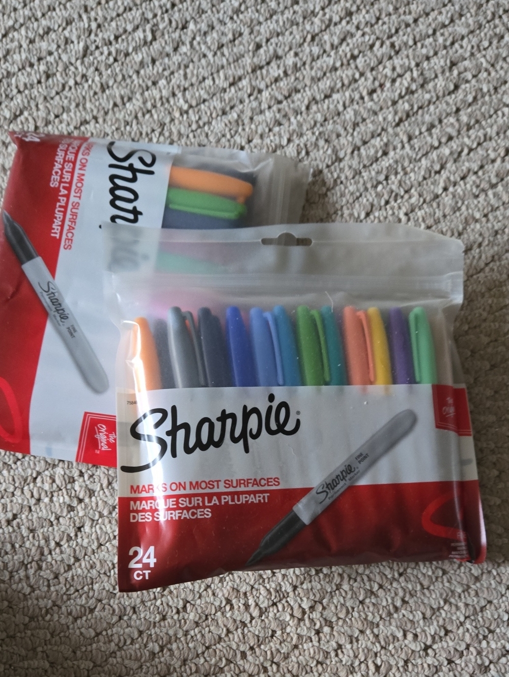 2 Of 24-Count Assorted Color Permanent Markers - Multicolor